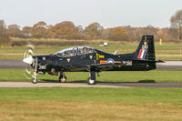 ZF290 @ EGXU - Shorts Tucano T1 ZF290 1 FTS RAF Linton-on-Ouse 23/11/07 - by Grahame Wills