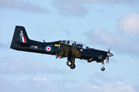 ZF291 @ EGXU - Shorts Tucano T1 ZF291 1 FTS RAF Linton-on-Ouse 5/3/12 - by Grahame Wills