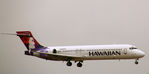 N486HA @ HNL - N486HA Boeing 717 finals for Honolulu - by Pete Hughes