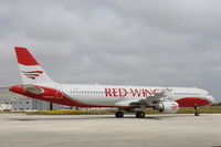 LZ-BHK @ LMML - A321 LZ-BHK freshly painted in Redwings colours ready for delivery. - by Raymond Zammit
