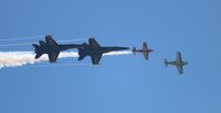 N772TA @ OSH - Extra 300 with the Blue Angels - by Florida Metal