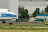 RA-82077 @ CYVR - @ YVR to load two Sikorsky S-61N's you see in the shots. - by Guy Pambrun