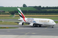 A6-EUG @ VIE - Emirates Airbus A380 - by Thomas Ramgraber
