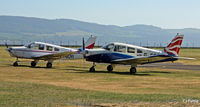 G-EGTB @ EGPN - Parked up (nearest) at Dundee along with fellow Tayside Aviation PA-28 G-BOYI - by Clive Pattle