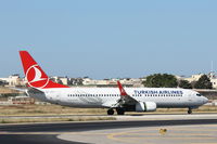 TC-JVV @ LMML - B737-800 TC-JVV Turkish Airlines - by Raymond Zammit