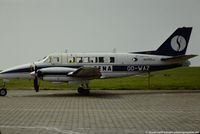 OO-WAZ @ CRL - Beech 99 Airliner - SABENA Belgien World Airlines - U-62 - OO-WAZ -23.06.1979 - Gosselies CRL - by Ralf Winter