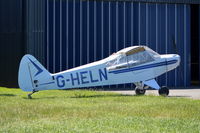 G-HELN @ EGLM - Wingless Piper L-21B Super Cub (PA-18-135) awaiting a new colour scheme at White Waltham. - by moxy