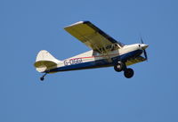 G-OGGI @ EGLM - Aviat A-1C-180 Husky departing White Waltham. Ex N41HU - by moxy