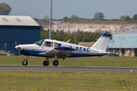 G-BEAC @ EGNJ - Landing RW 20 Humberside - by Gareth Alan Watcham