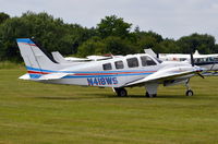 N418WS @ EGTB - Hawker Beechcraft Corp G58 Baron at Wycombe Air Park. - by moxy