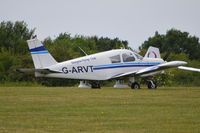G-ARVT @ EGTB - Piper PA-28-160 Cherokee at Wycombe Air Park. - by moxy
