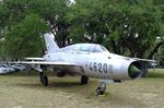 4820 - Mikoyan i Gurevich MiG-21U MONGOL-A at the VAC Warbird Museum, Titusville FL