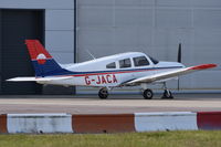 G-JACA @ EGSH - Parked at Norwich. - by Graham Reeve