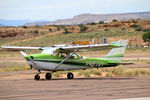 N46721 @ 74V - N46721 Cessna 172 at Roosevelt, Utah - by Pete Hughes