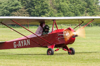 G-AYAN @ EGTH - Slingsby Motor Cadet III G-AYAN Old Warden 3/6/18 - by Grahame Wills