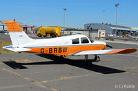 G-BRBW @ EGNH - Parked up at Blackpool - by Clive Pattle