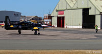 ZF338 @ EGNH - Marshalled into parking area at Blackpool - by Clive Pattle