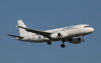 5B-DCY @ EGSS - arriving stansted - by AirbusA320
