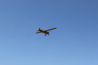 N23266 @ SZP - 1939 Piper J3C-65 CUB, Continental A&C65 65 Hp, takeoff climb Rwy 22 - by Doug Robertson