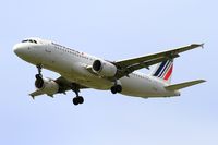 F-GKXK @ LFBD - Airbus A320-214, Short approach rwy 23, Bordeaux-Mérignac airport (LFBD-BOD) - by Yves-Q