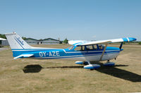 OY-AZE @ EKHG - Reims-Cessna F172M parked Herning airfield, Denmark - by Van Propeller