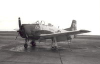 138275 @ KNSE - T-28B, BuNo 138275, 2W-125, Training Squadron 3 (VT-3), NAS Whiting Field, FL, 1972 - by R. A. McLaughlin