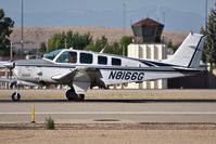 N8166G @ KBOI - Landing roll out on RWY 10L. - by Gerald Howard