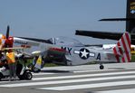 N51MX @ KLAL - North American F-51D Mustang (2-seater conversion) at 2018 Sun 'n Fun, Lakeland FL