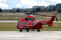 G-REDN @ EGPD - Bond Helicopters - Parked at ABZ - by Clive Pattle