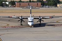 N451QX @ KBOI - Taxiing onto the Alaska ramp. - by Gerald Howard