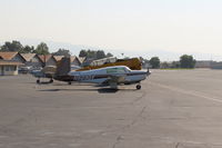 N9230V @ SZP - 1969 Mooney M20F EXECUTIVE, Lycoming IO-360-A1A 200 Hp, on Transient ramp - by Doug Robertson