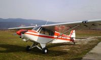 E7-CLO @ LQBI - PIPER PA-18 on Golubic Airfield LQBI. - by Dzevad Mesic
