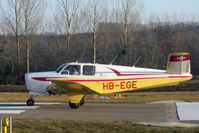 HB-EGE @ LSGY - On a sunny winter-day at Yverdon. HB-registered from 1949-08-17 until 2017-08-14 - by sparrow9