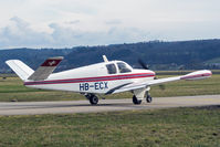 HB-ECX @ LSZG - Holding position rwy 06 Grenchen - by sparrow9