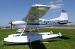 N4869C @ KLAL - Cessna A185F Skywagon on amphibious floats at 2018 Sun 'n Fun, Lakeland FL - by Ingo Warnecke