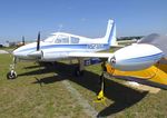 N5272G @ KLAL - Cessna L-27A/U-3A 'Blue Canoe' (310A) at 2018 Sun 'n Fun, Lakeland FL