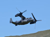 12-0065 - V-22 Opsrey seen flying through the Mach Loop. - by Curtis Smith