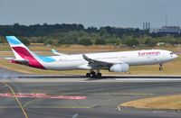 OO-SFB @ EDDL - Eurowings A333 touching-down - by FerryPNL