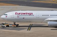 OO-SCX @ EDDL - Nose section Eurowings A343 - by FerryPNL