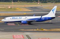 YR-BMN @ EDDL - Blue Air B738 operating on behalf of LOT - by FerryPNL