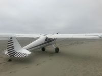 N2471K @ S16 - On the Beach at Copalis state Airport Washington. S16 - by Scooter Mainero