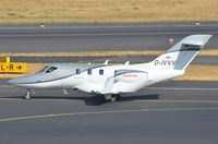 D-IVVV @ EDDL - Hondajet taxying in after arrival from HAM - by FerryPNL