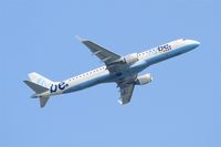 G-FBEN @ LFPG - Embraer 195LR, Take off rwy 06R, Roissy Charles De Gaulle airport (LFPG-CDG) - by Yves-Q