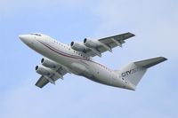 EI-RJF @ LFPG - British Aerospace RJ85A, Take off rwy 27L, Roissy Charles De Gaulle airport (LFPG-CDG) - by Yves-Q