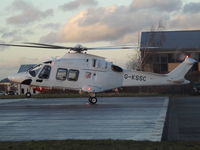 G-KSSC @ EGBJ - Arriving on the SAS apron, but has now got a new C/S - by James Lloyds