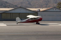 N1526E @ SZP - 1946 Aeronca 7AC CHAMPION, Cont8inental A&C65 65 Hp, another takeoff roll Rwy 22 - by Doug Robertson