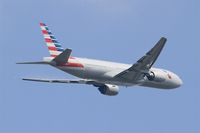 N754AN @ LFPG - Boeing 777-223, Take off rwy 06R, Roissy Charles De Gaulle airport (LFPG-CDG) - by Yves-Q