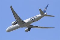 F-GZNE @ LFPG - Boeing 777-328 ER, Take off rwy 27L, Roissy Charles De Gaulle airport (LFPG-CDG) - by Yves-Q