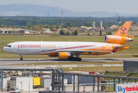 N986AR @ LOWW - Centurion Air Cargo MD-11 - by Andreas Ranner