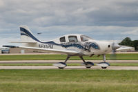 N611PM @ KOSH - Taxiing for departure, AirVenture 2018 - by alanh